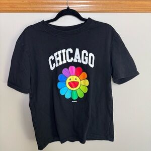 Supcable Takashi Murakami Chicago black shirt medium